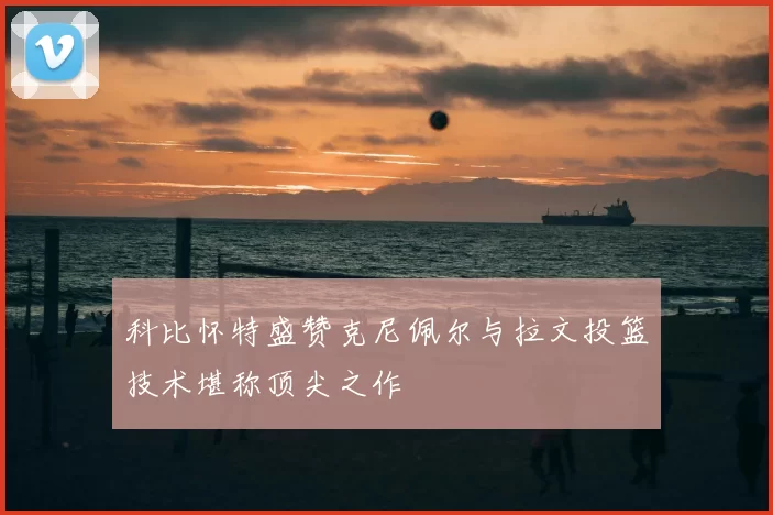 科比怀特盛赞克尼佩尔与拉文投篮技术堪称顶尖之作