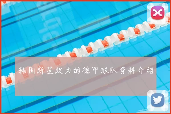 韩国新星效力的德甲球队资料介绍